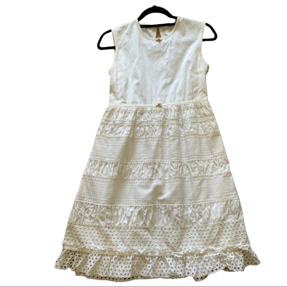 Marc Jacobs White Eyelet Dress Sz 4
